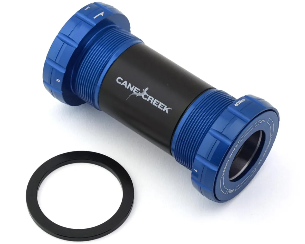 Cane Creek Hellbender 70 Bottom Bracket (Blue) (BSA) (68/73mm) (24mm Spindle)