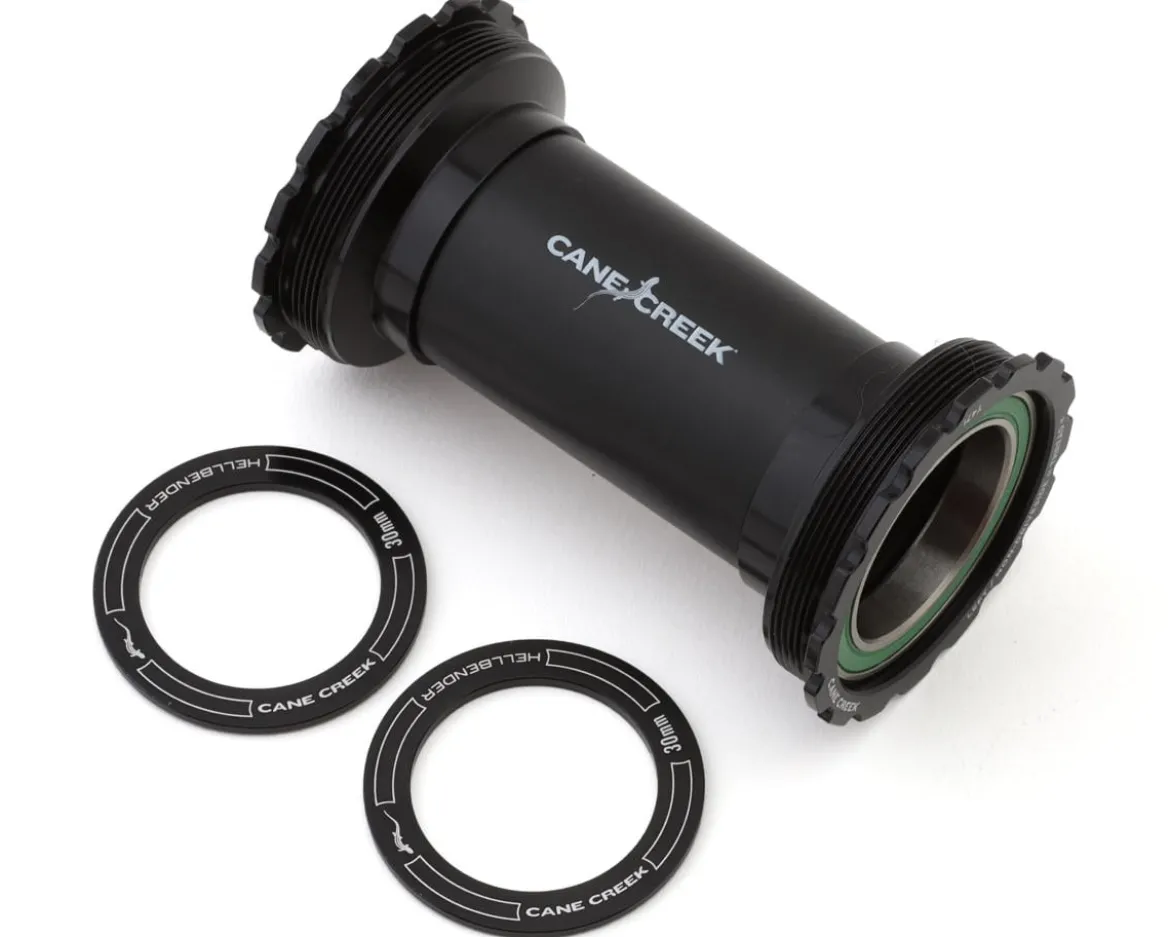 Cane Creek Hellbender 70 Bottom Bracket (Black) (Internal T47) (85.5/89.5) (30mm Spindle)