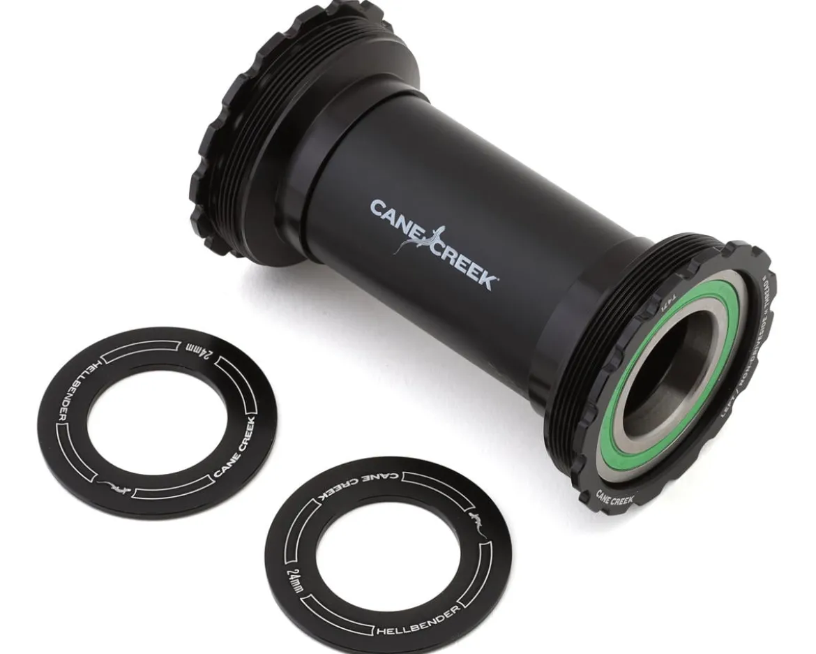 Cane Creek Hellbender 70 Bottom Bracket (Black) (Internal T47) (85.5/89.5) (24mm Spindle)