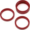 Cane Creek Interlok Headset Spacer Kit (Red) (1-1/8") (5/10mm)