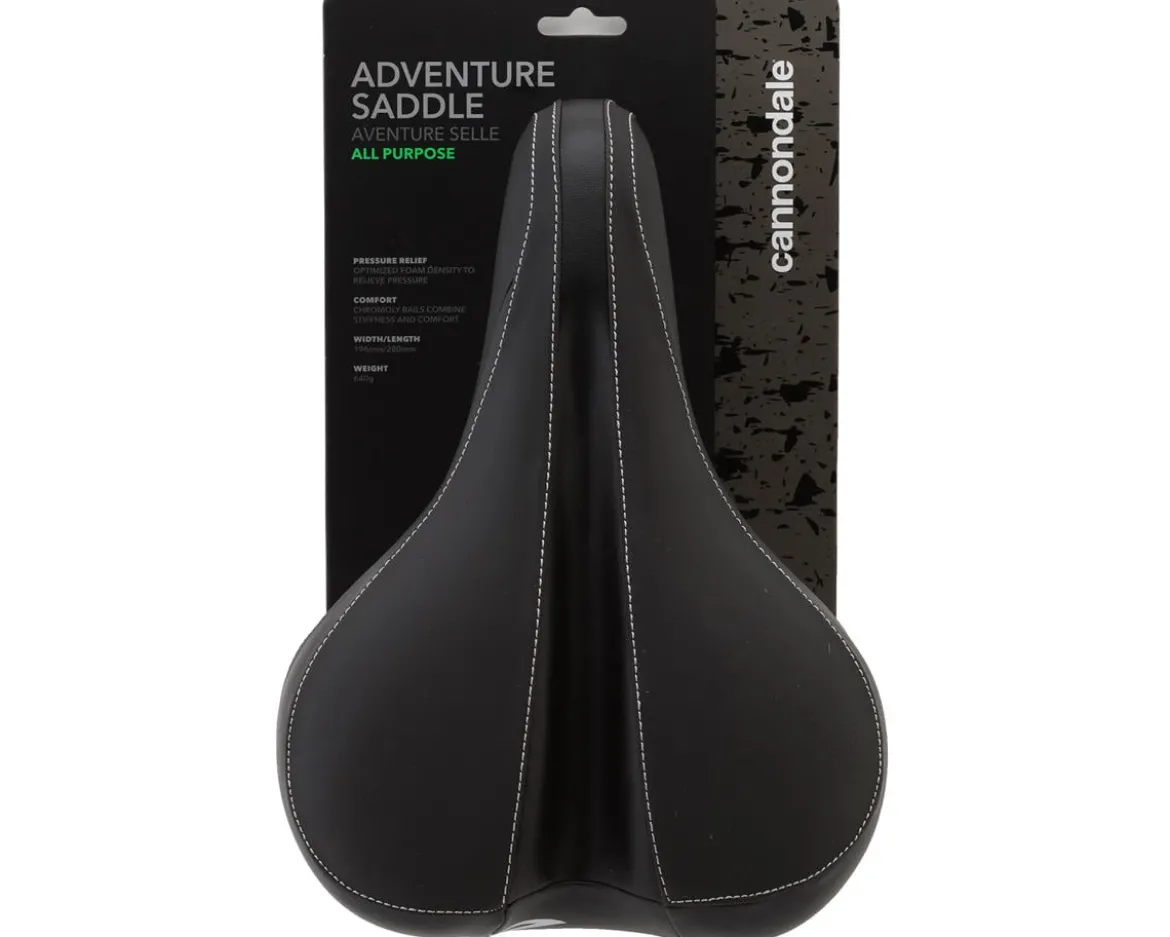 Cannondale Adventure Comfort Saddle (Black) (196mm)