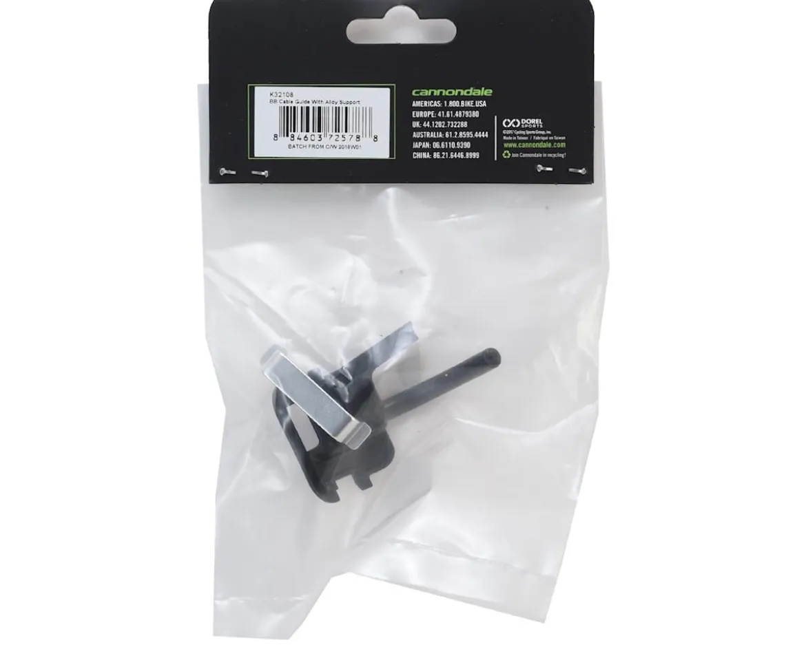 Cannondale Bottom Bracket Cable Guide w/ Alloy Support (For Hydraulic Brakes)