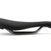 Cannondale Line S Cromo Flat Saddle (Black) (Chromoly Rails) (142mm)