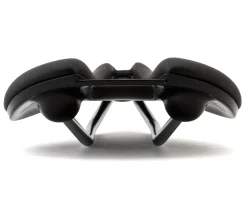 Cannondale Line S Cromo Flat Saddle (Black) (Chromoly Rails) (142mm)