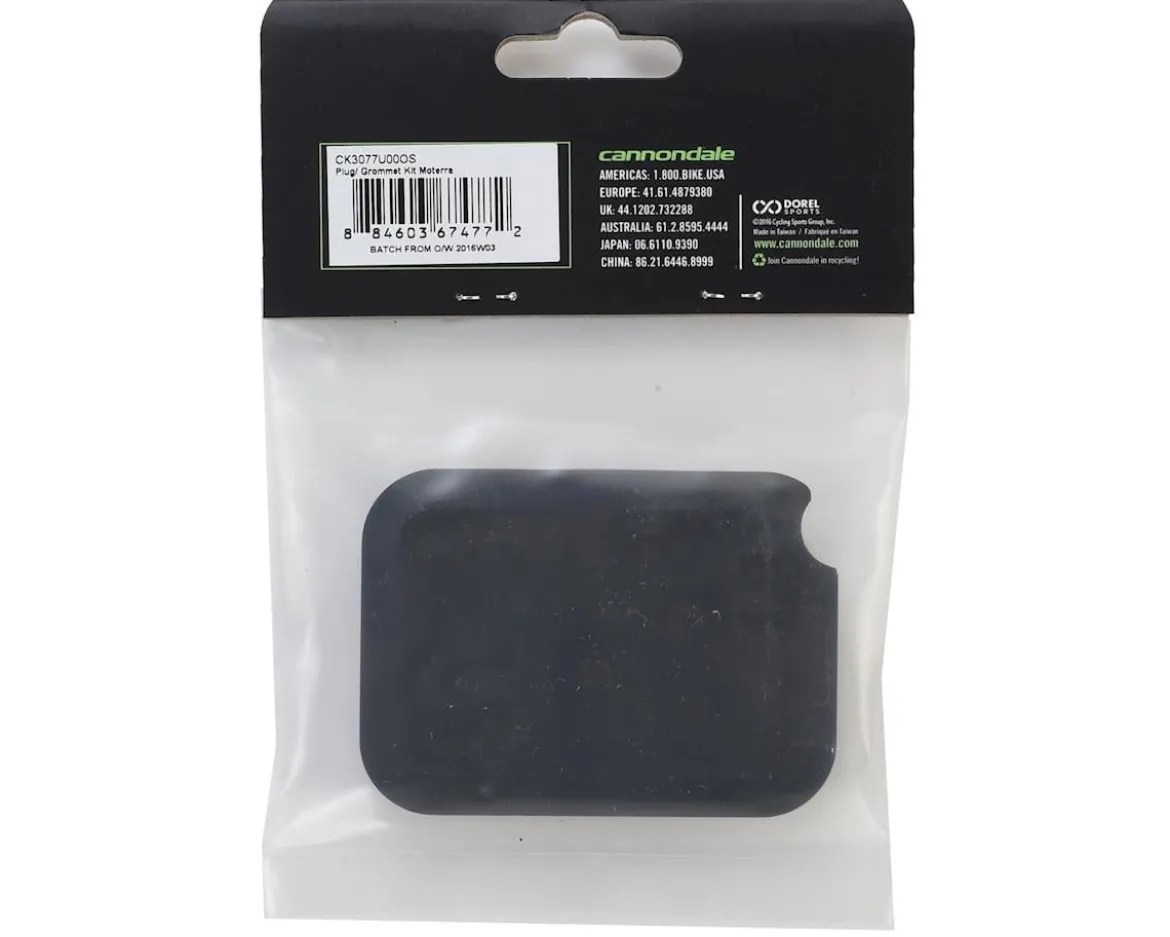 Cannondale Moterra Frame Plug & Grommet Kit (Black)