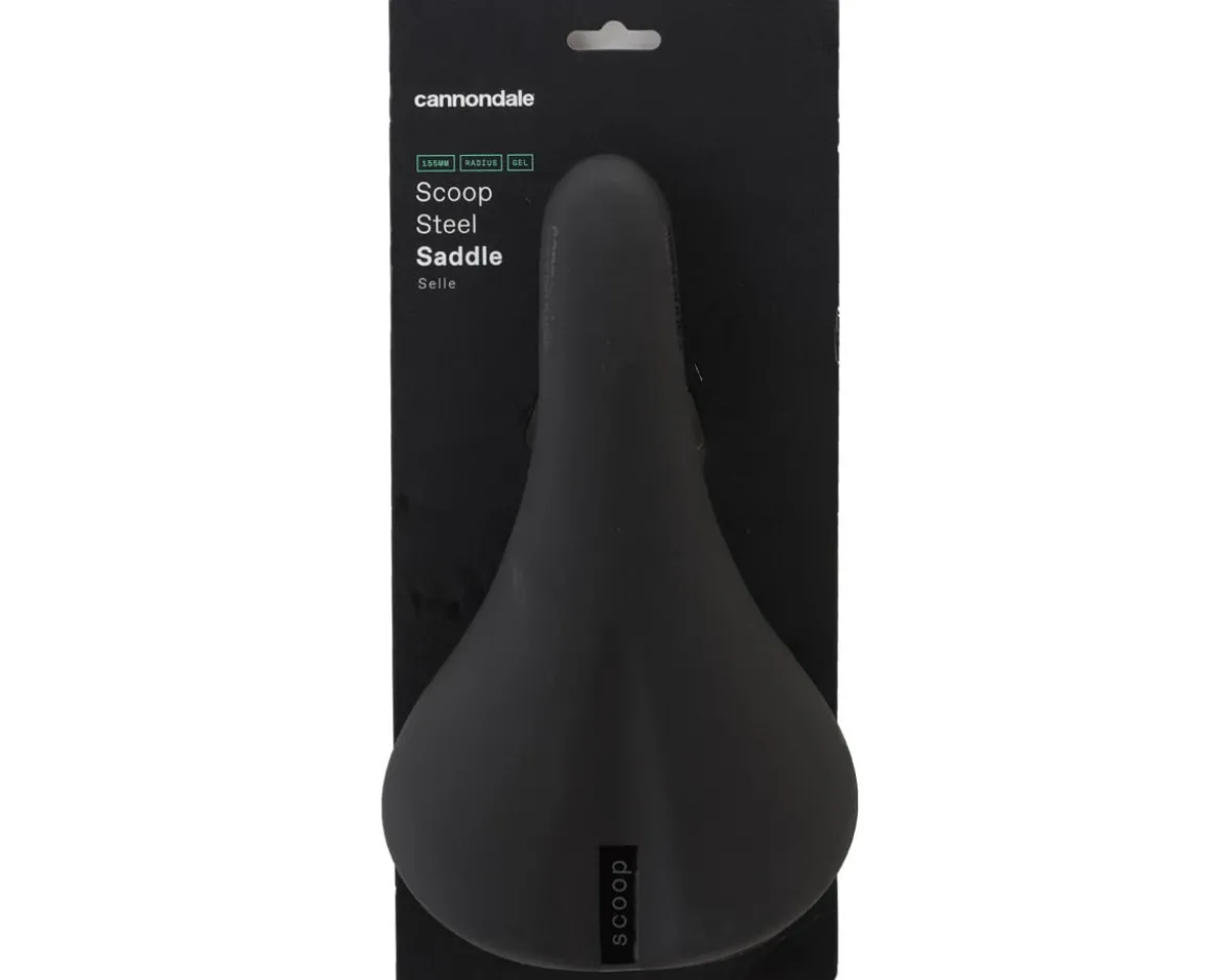 Cannondale Scoop Steel Gel Saddle (Black) (Radius) (155mm)
