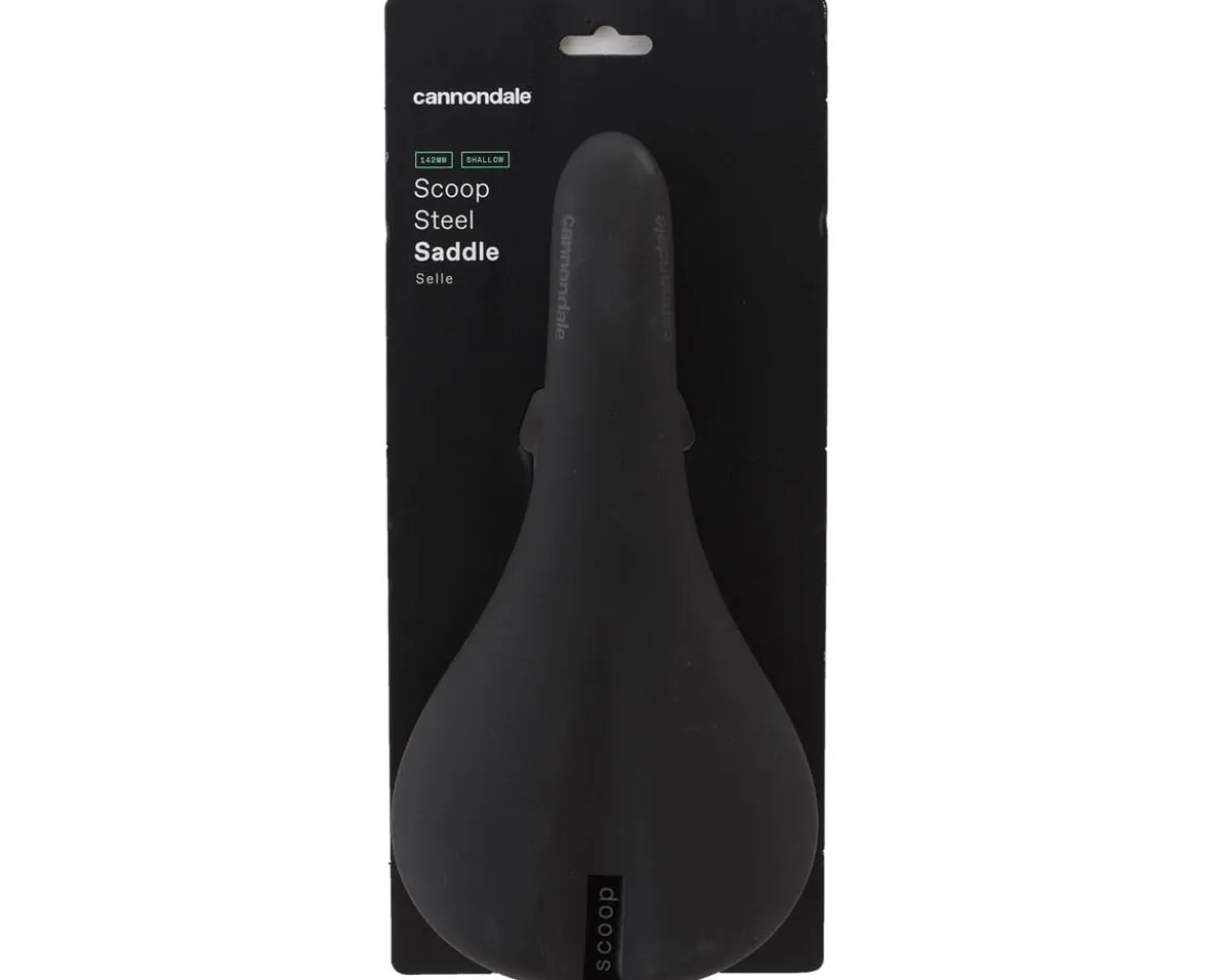 Cannondale Scoop Steel Saddle (Black) (Shallow) (142mm)