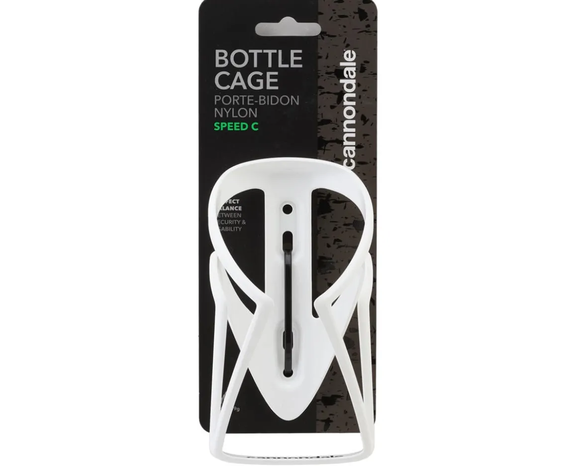 Cannondale Speed C Nylon Water Bottle Cage (White)