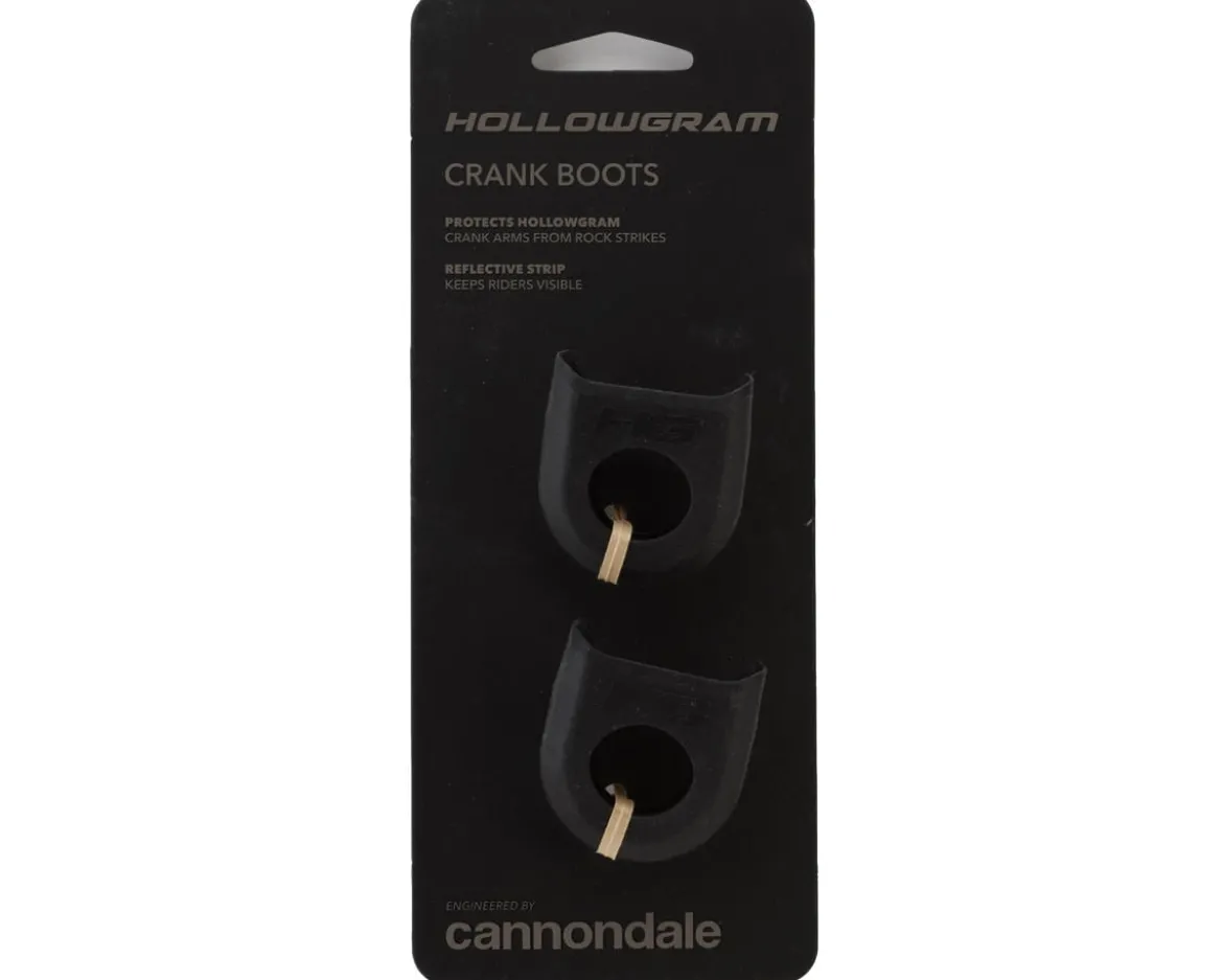 Cannondale HollowGram Crank Boot w/ Reflective Strip (Black) (2)