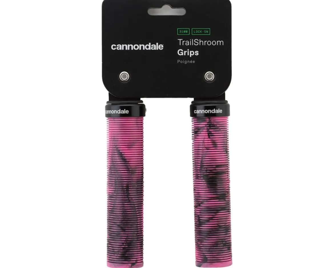 Cannondale TrailShroom Locking Grips (Pink Black Camo)