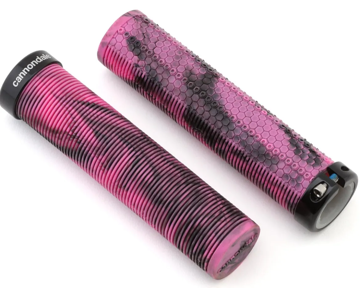 Cannondale TrailShroom Locking Grips (Pink Black Camo)