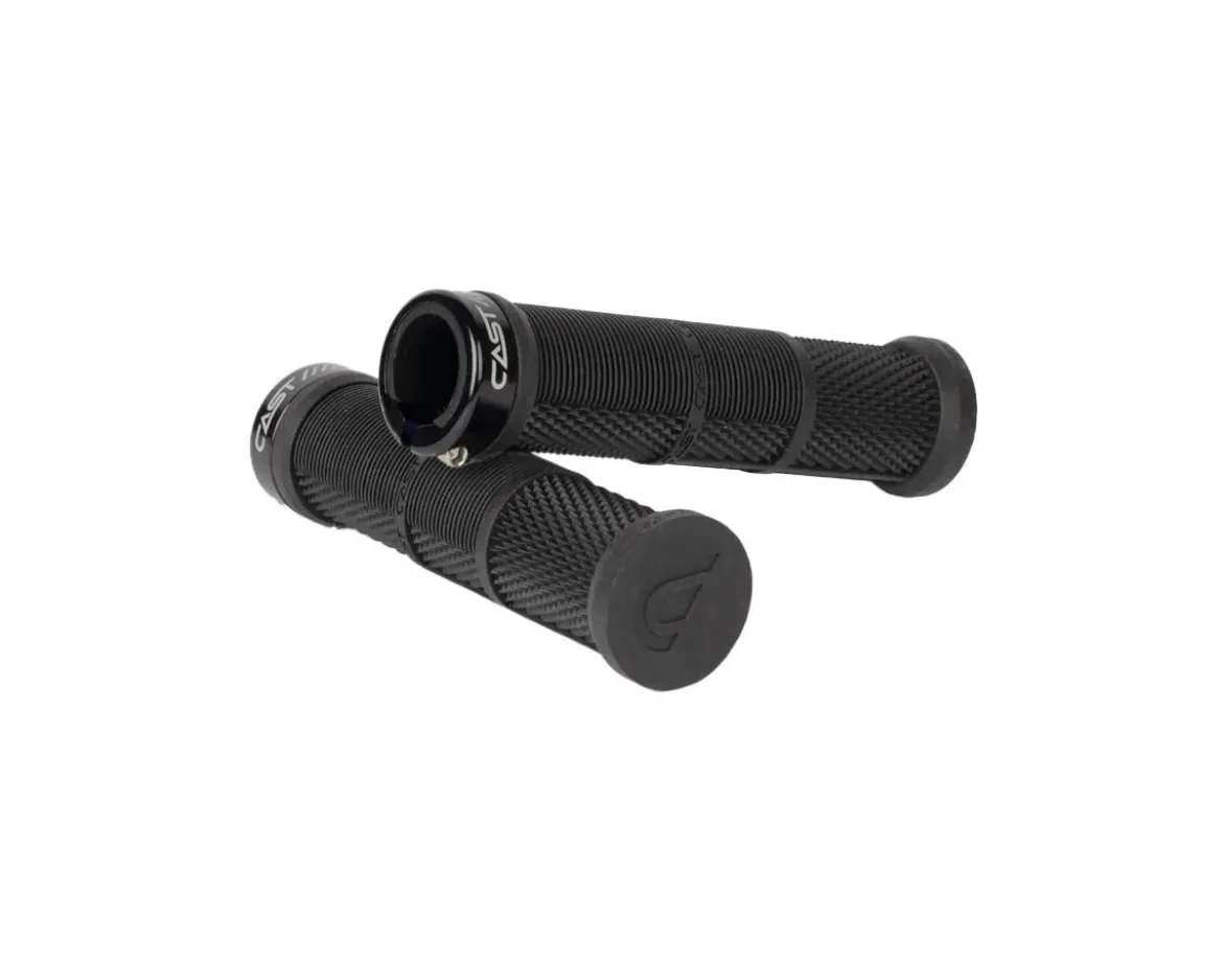 Cast Bamba Greg Minnaar Lock-On Grips (Black)