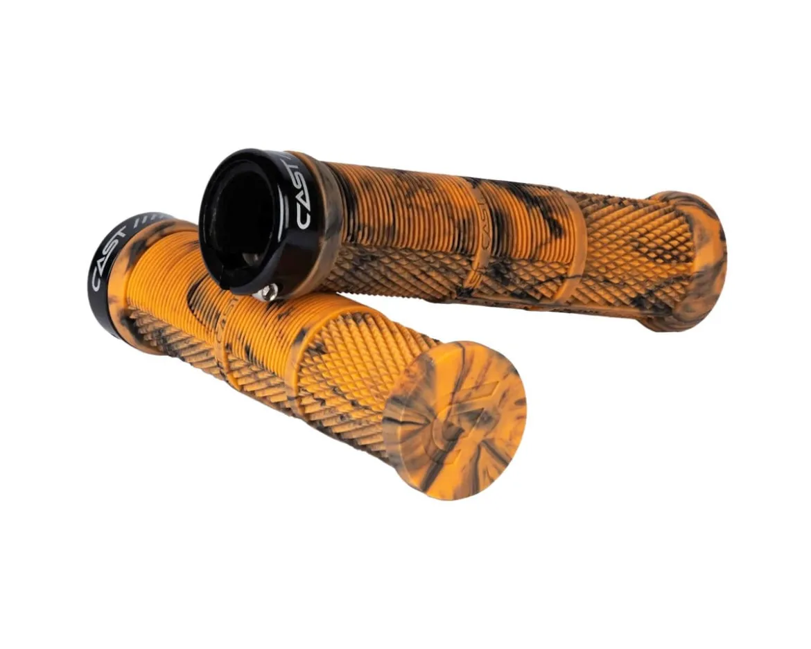 Cast Bamba Greg Minnaar Lock-On Grips (Blorange)