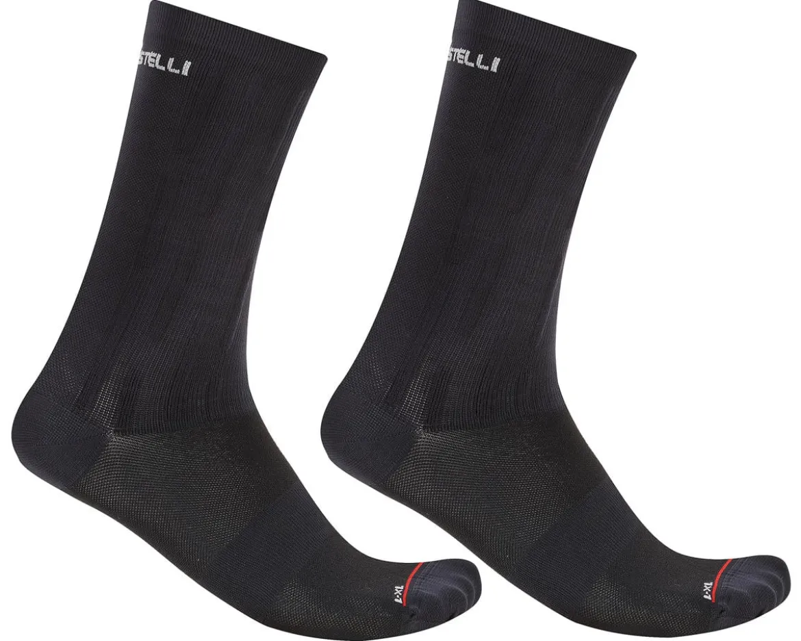Castelli Aero Race Pro 20 Socks (Black) (L/XL)