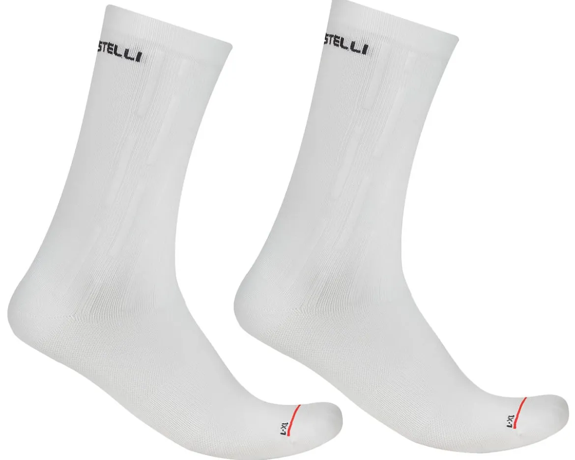 Castelli Aero Race Pro 20 Socks (White) (L/XL)