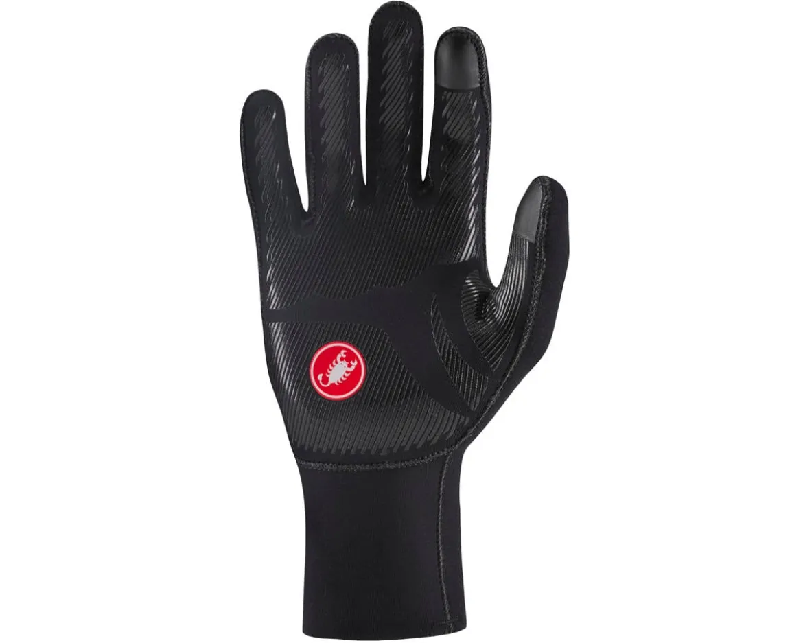 Castelli Diluvio One Long Finger Gloves (Black) (M)
