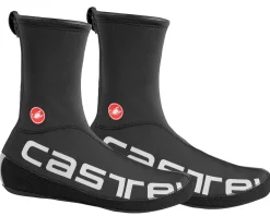 Castelli Diluvio UL Shoe Covers (Black/Silver Reflex) (S/M)