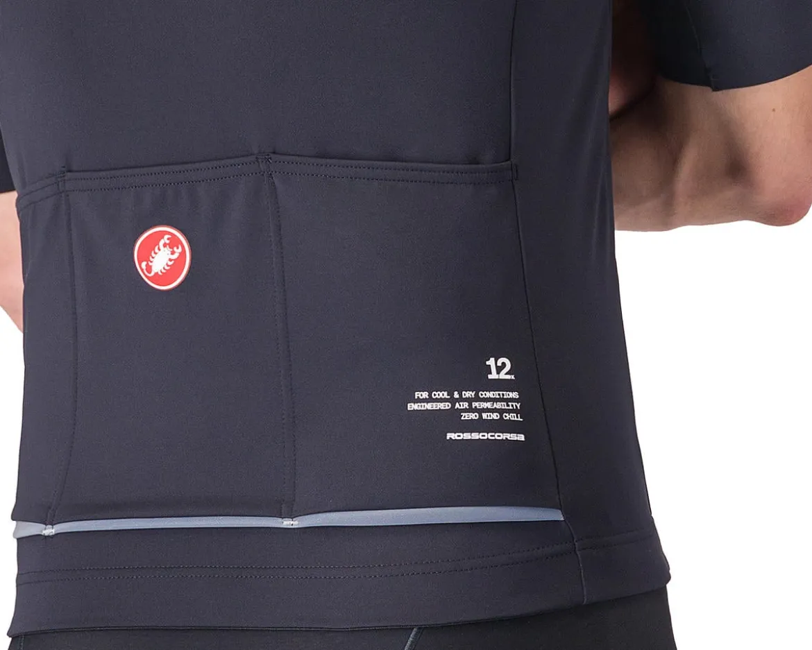 Castelli Do.Di.Ci. Short Sleeve Jacket (Light Black) (S)