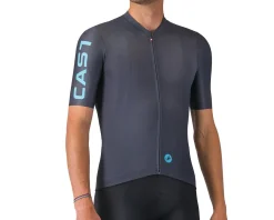 Castelli Entrata Apex Short Sleeve Jersey (Twilight Blue/Neon Cobalt) (S)