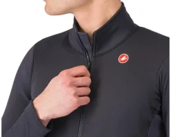 Castelli Entrata 2 Jacket (Light Black/Dark Grey) (L)
