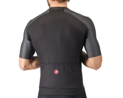 Castelli Entrata 6 Short Sleeve Jersey (Light Black/Dark Grey/Smoky Grey) (L)