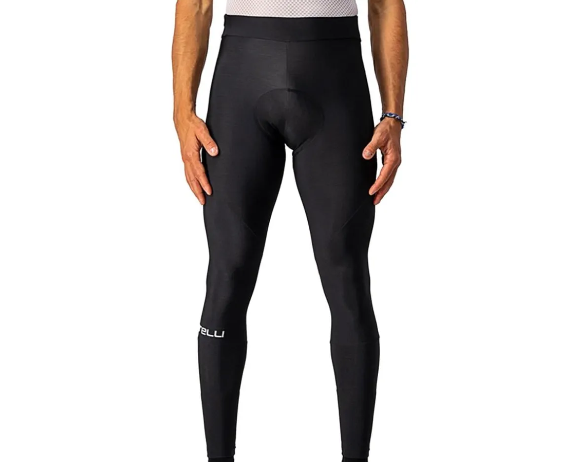 Castelli Entrata Tights (Black) (2XL) (w/ Chamois)