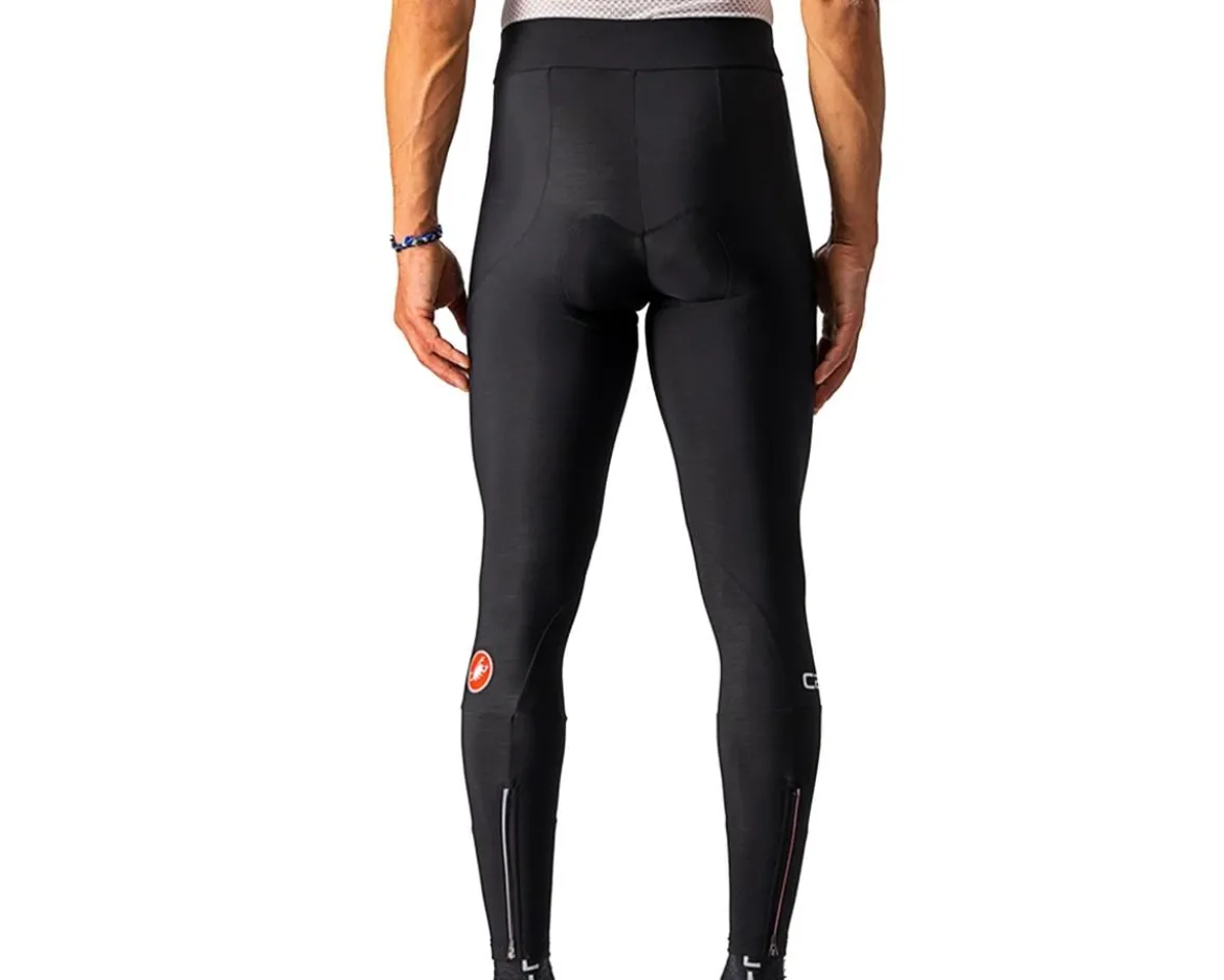 Castelli Entrata Tights (Black) (2XL) (w/ Chamois)