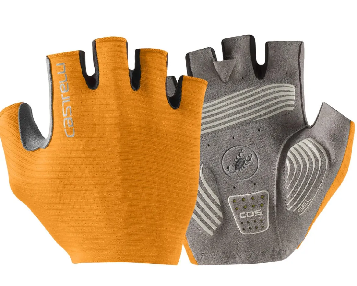 Castelli Espresso Gloves (Vivid Orange) (M)