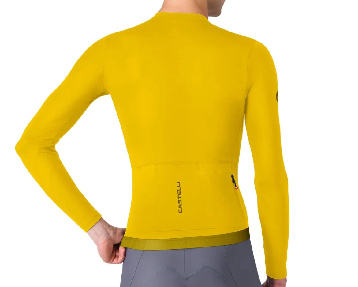 Castelli Espresso 2 Long Sleeve Jersey (Mango Mojito) (M)
