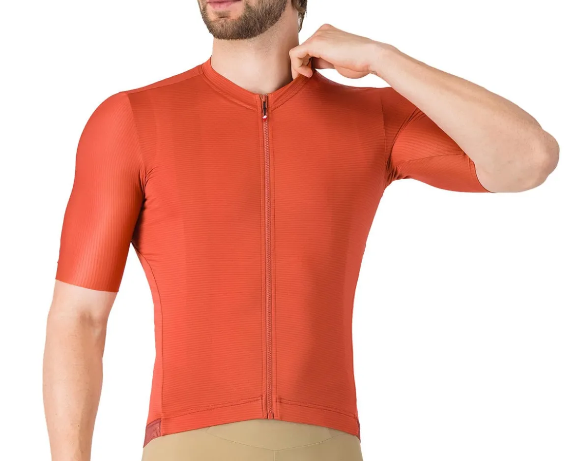 Castelli Espresso 2 Short Sleeve Jersey (Paprika) (S)
