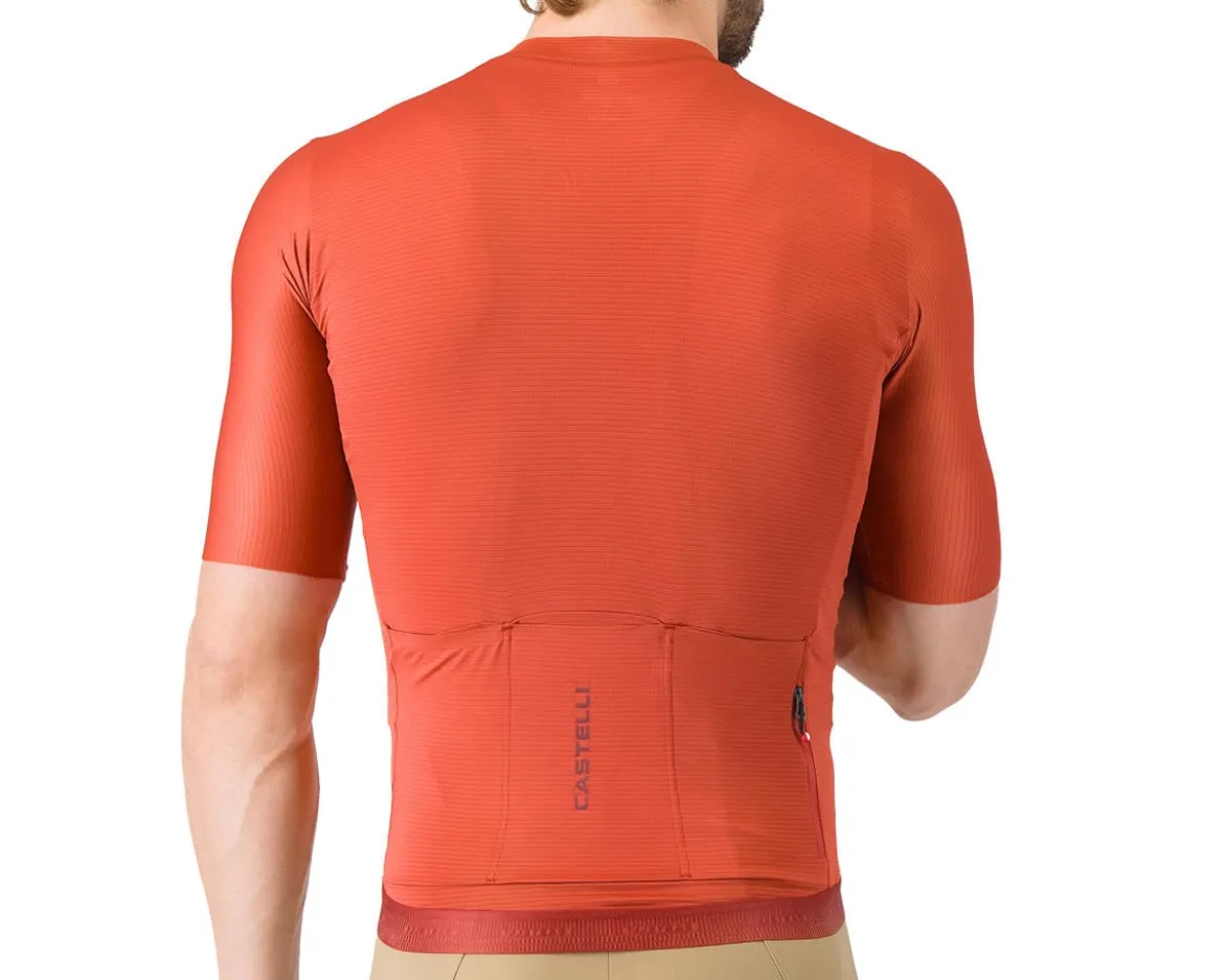 Castelli Espresso 2 Short Sleeve Jersey (Paprika) (S)