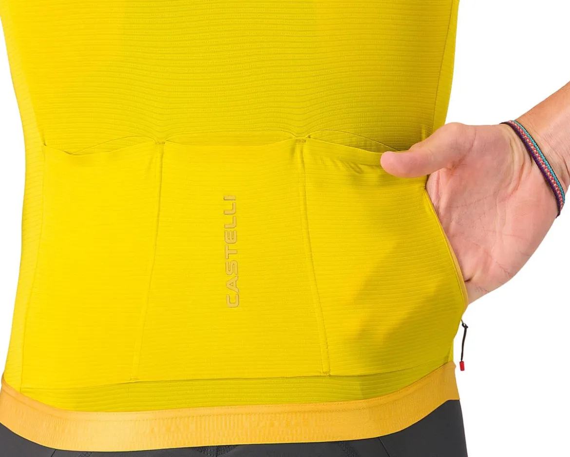 Castelli Espresso 2 Short Sleeve Jersey (Mango Mojito) (S)