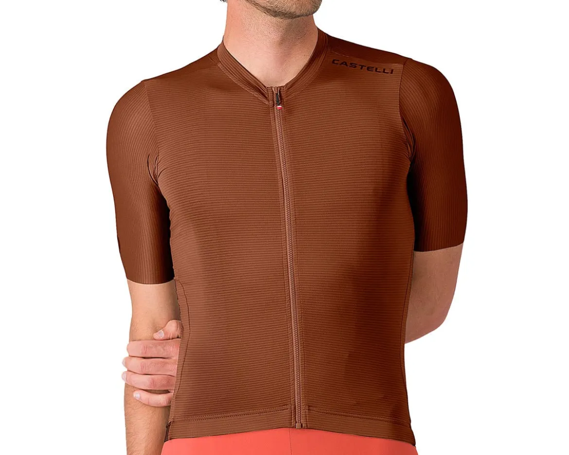 Castelli Espresso 2 Short Sleeve Jersey (Deep Mocha) (S)