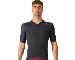 Castelli Espresso Short Sleeve Jersey (Light Black/Dark Grey) (M)