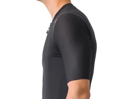 Castelli Espresso Short Sleeve Jersey (Light Black/Dark Grey) (M)