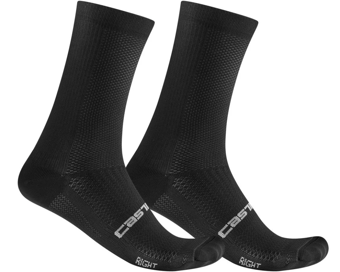 Castelli Espresso 18 Socks (Black) (S/M)
