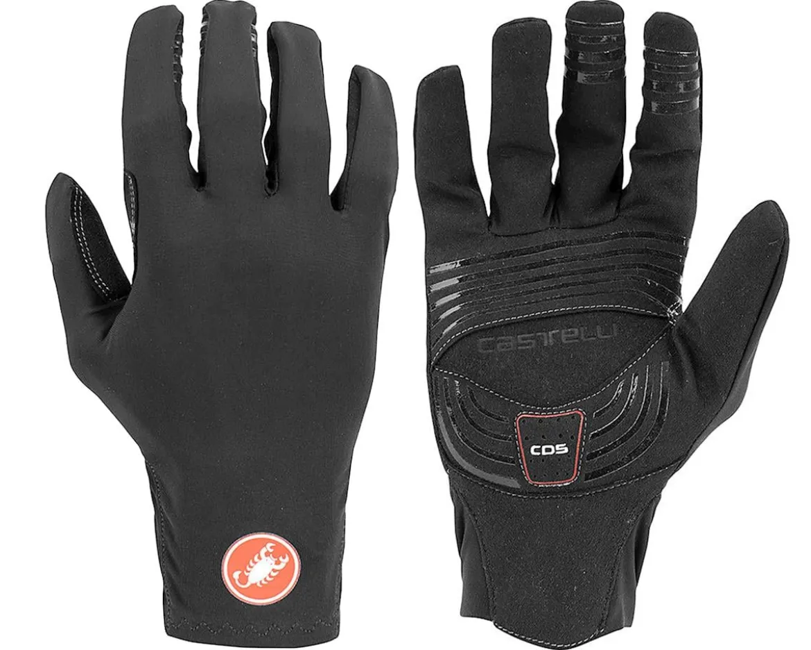 Castelli Lightness 2 Long Finger Gloves (Black) (S)