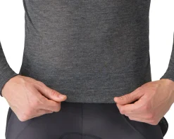 Castelli Medio Long Sleeve Base Layer (Melange Grey) (XS)