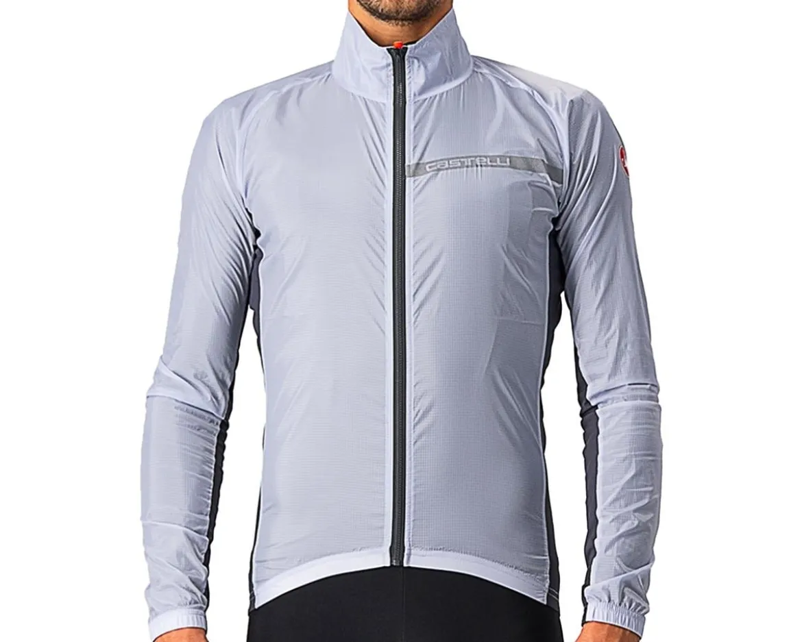 Castelli Men's Squadra Stretch Jacket (Silver Grey/Dark Grey) (S)