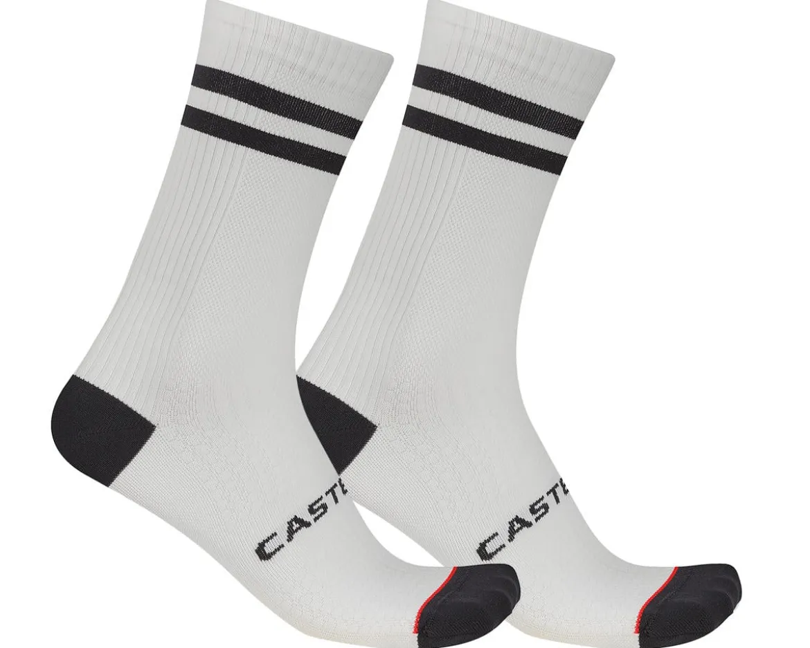 Castelli Originale 18 Socks (White/Black) (L/XL)