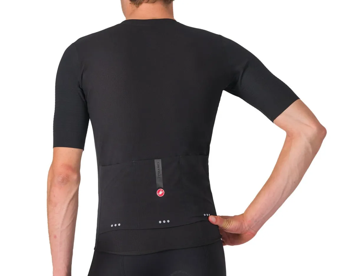 Castelli Premio Evo Short Sleeve Jersey (Light Black/Black) (XL)