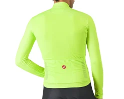 Castelli Puro 4 Long Sleeve Jersey (Electric Lime) (S)