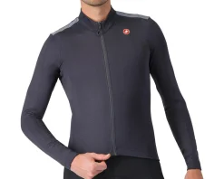 Castelli Puro 4 Long Sleeve Jersey (Dark Grey) (S)