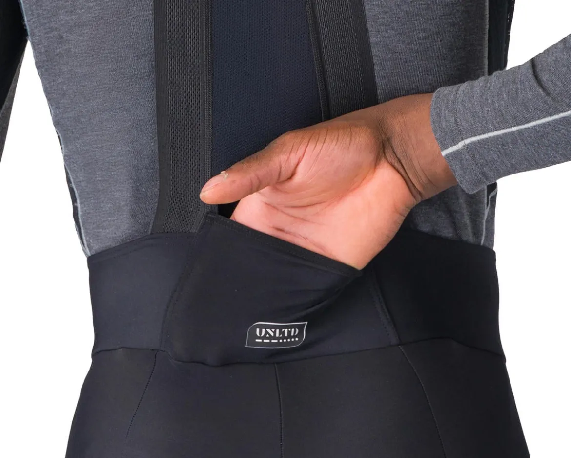Castelli Unlimited Bib Tight (Black) (M) (w/ Chamois)