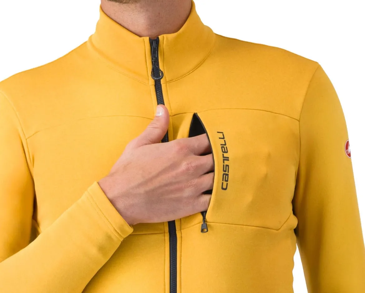Castelli Unlimited Trail 2 Long Sleeve Jersey (Goldenrod/Dark Grey) (XL)