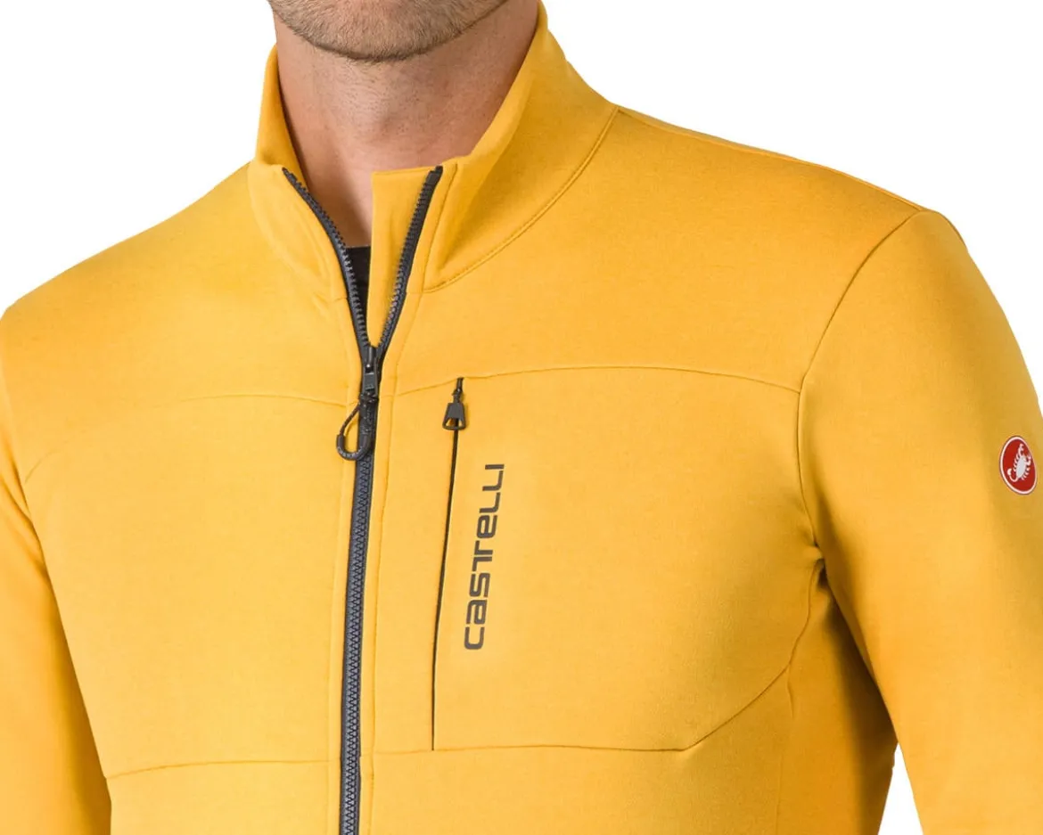 Castelli Unlimited Trail 2 Long Sleeve Jersey (Goldenrod/Dark Grey) (XL)