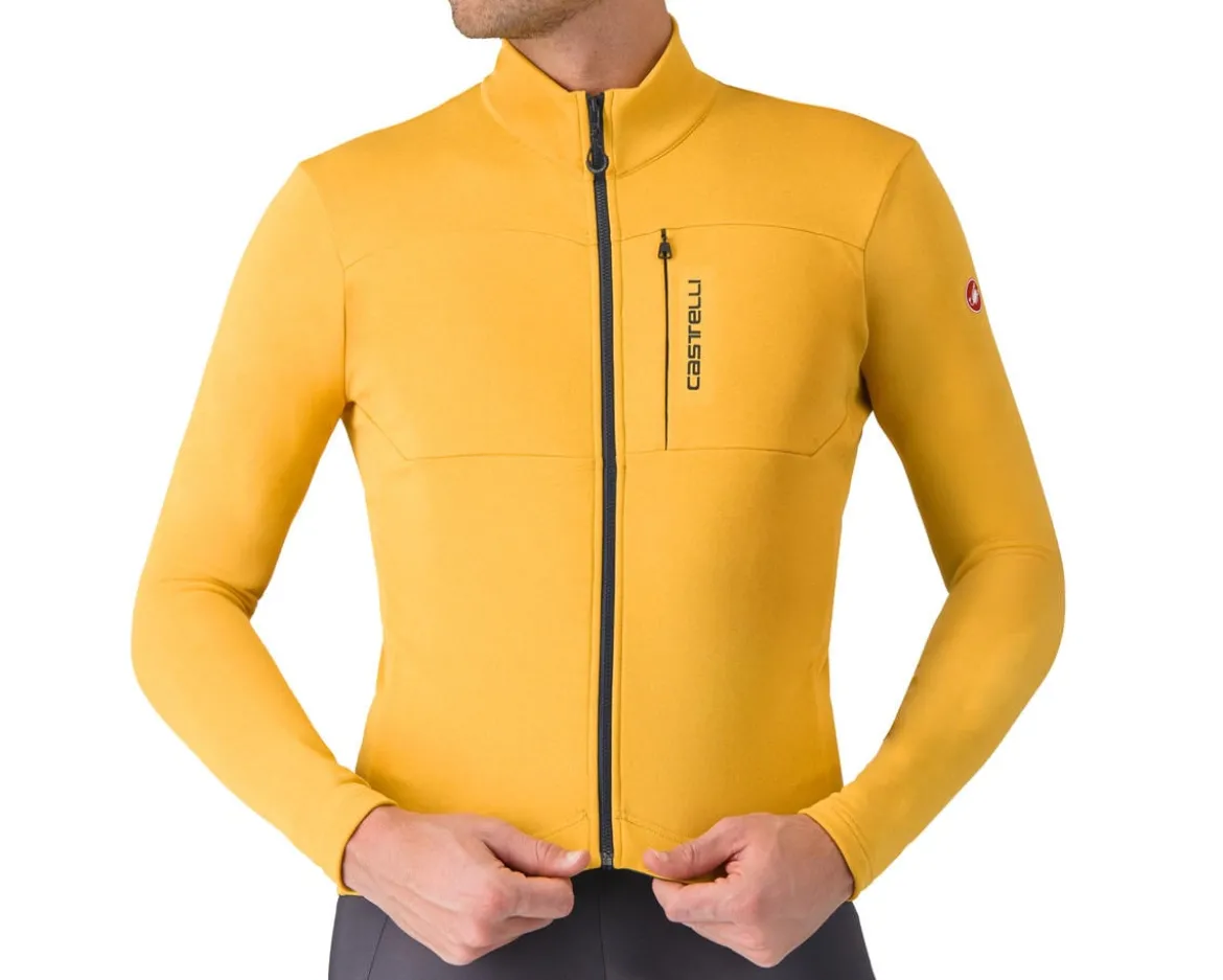 Castelli Unlimited Trail 2 Long Sleeve Jersey (Goldenrod/Dark Grey) (XL)