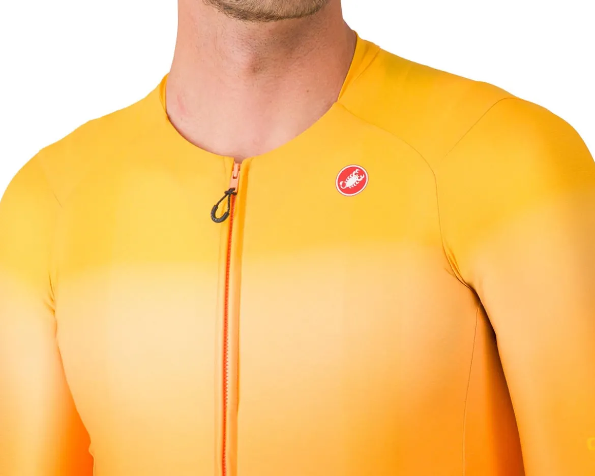 Castelli UPF Long Sleeve Jersey (Vivid Orange) (S)