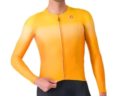 Castelli UPF Long Sleeve Jersey (Vivid Orange) (S)