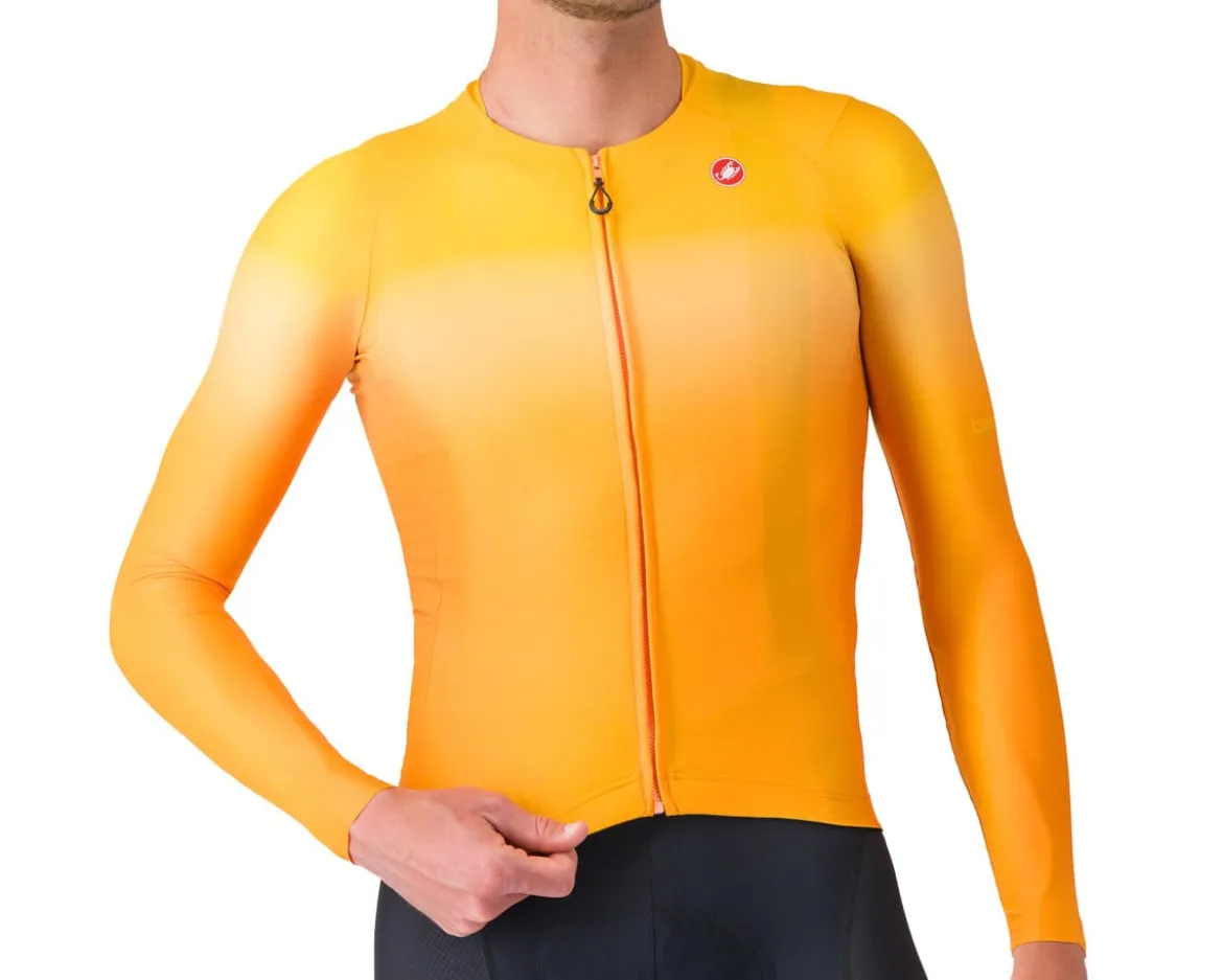 Castelli UPF Long Sleeve Jersey (Vivid Orange) (S)
